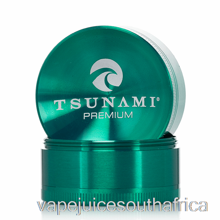 Vape Pods Tsunami 1.9Inch 4-Piece Sunken Top Grinder Green (50Mm)